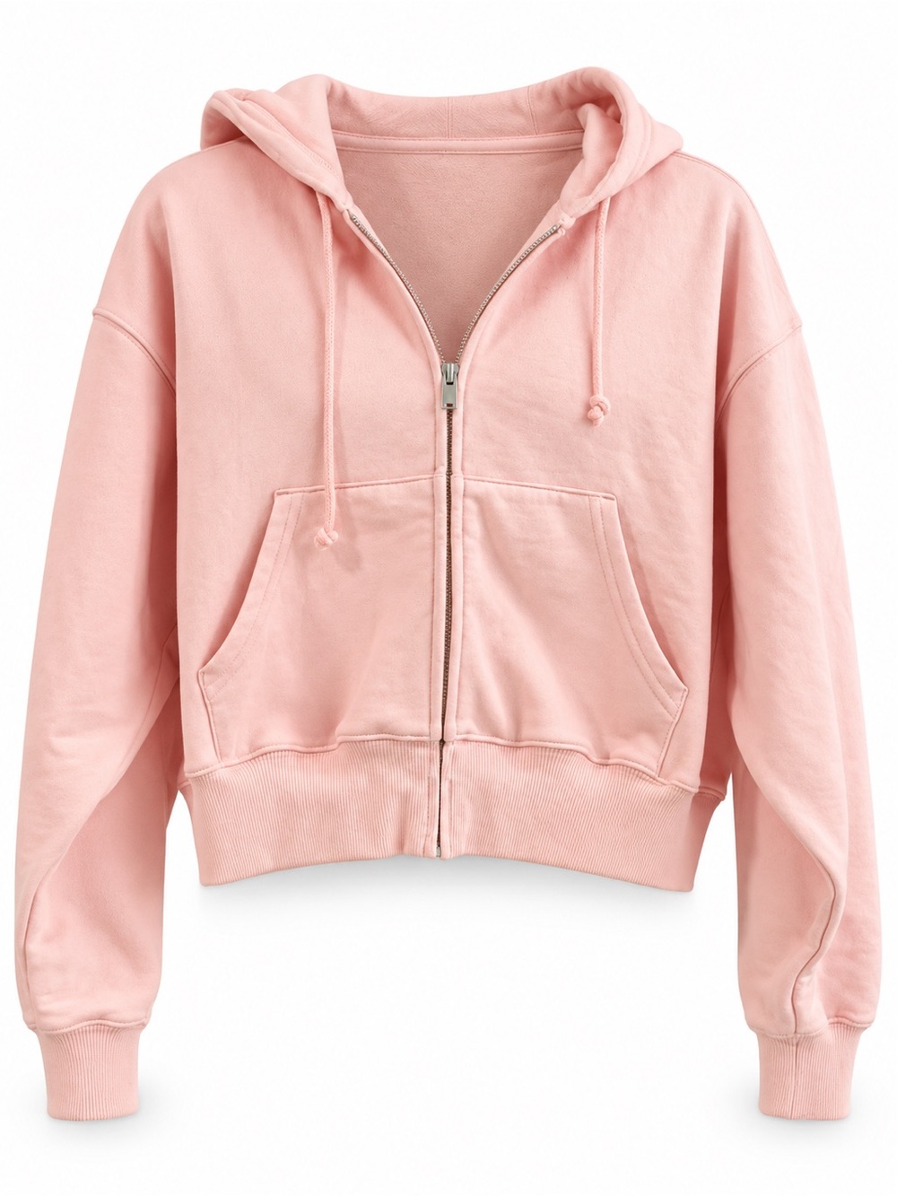 Aritzia Light Pink Zip Hoodie